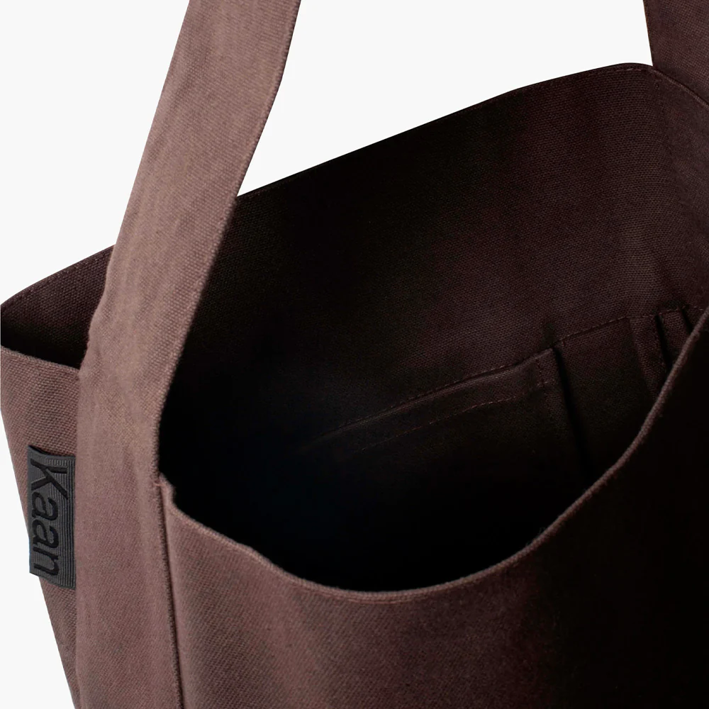 Kaan - Sac Midi Bucket Tote - Bourbon - Image 4
