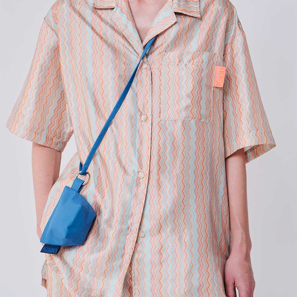 Kaan - Sac Mini Lanyard Pouch - Cobalt - Image 3