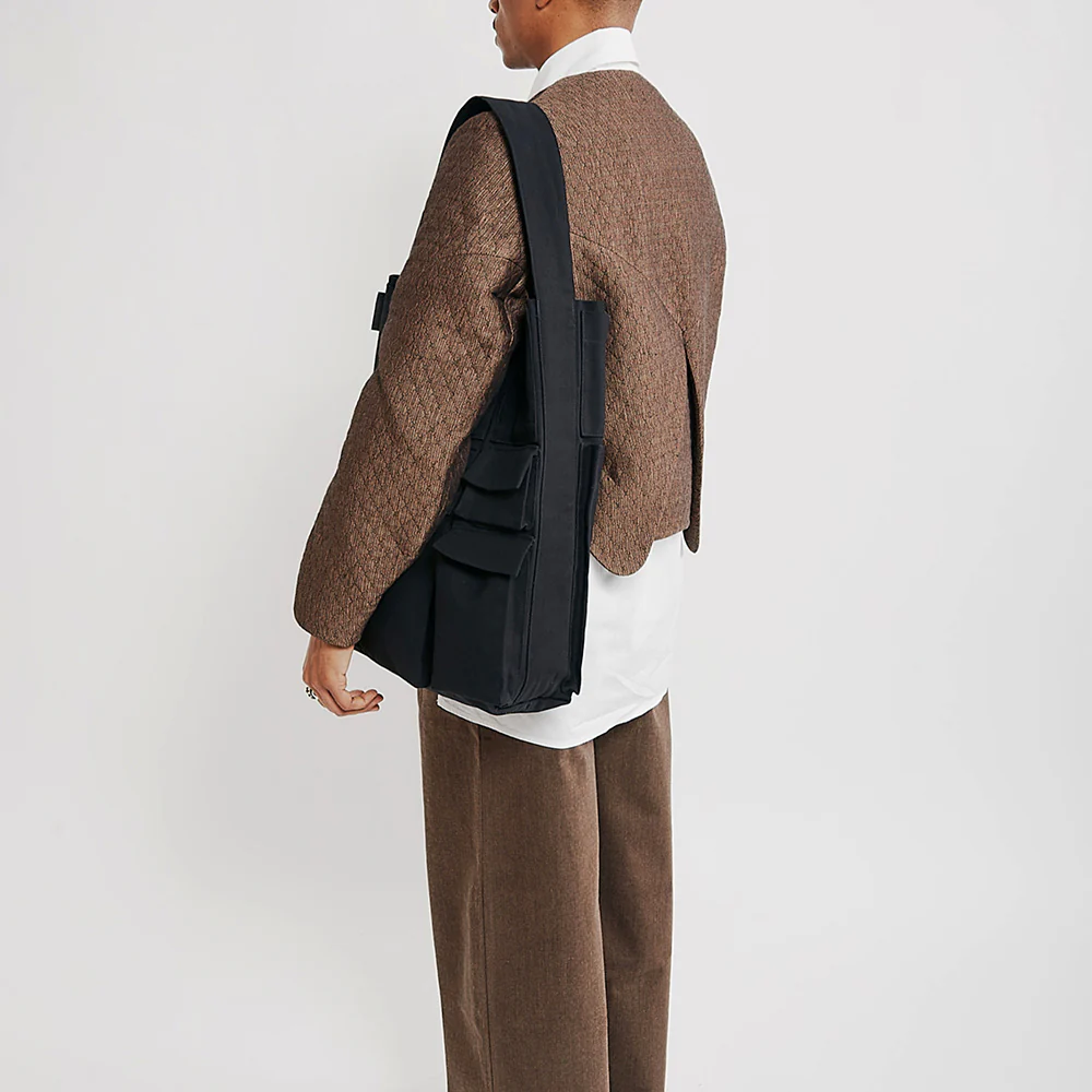 Kaan - Sac Pockets Bucket Tote - Noir - Image 3