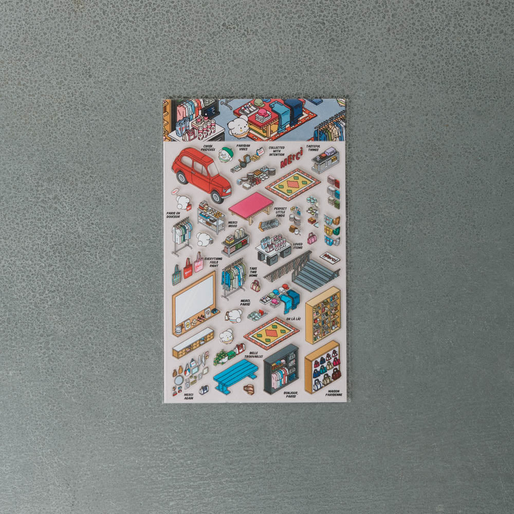 Kit stickers Merci #2 - Image 4