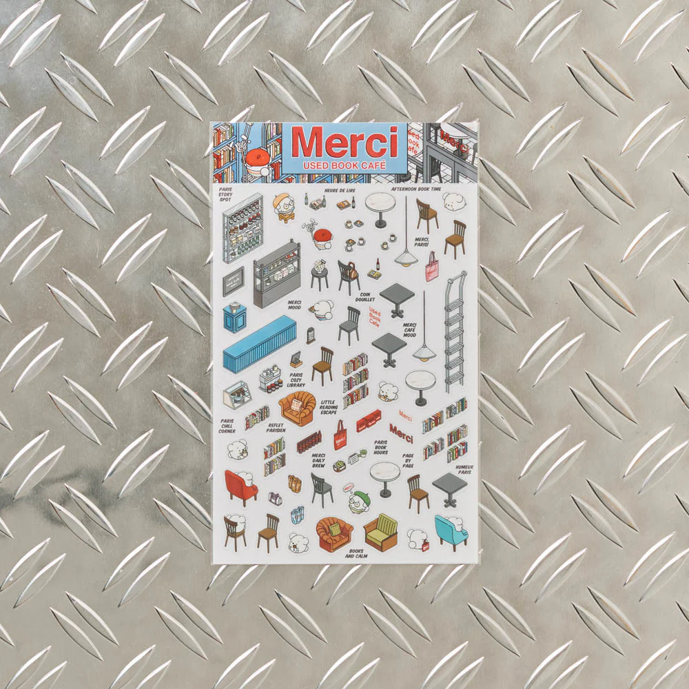 Kit stickers Used Book Café