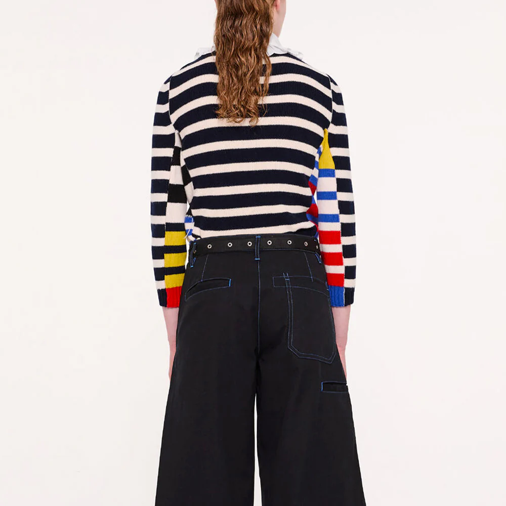 La Fetiche - Pull Mae - Marine et Ecru - Image 3