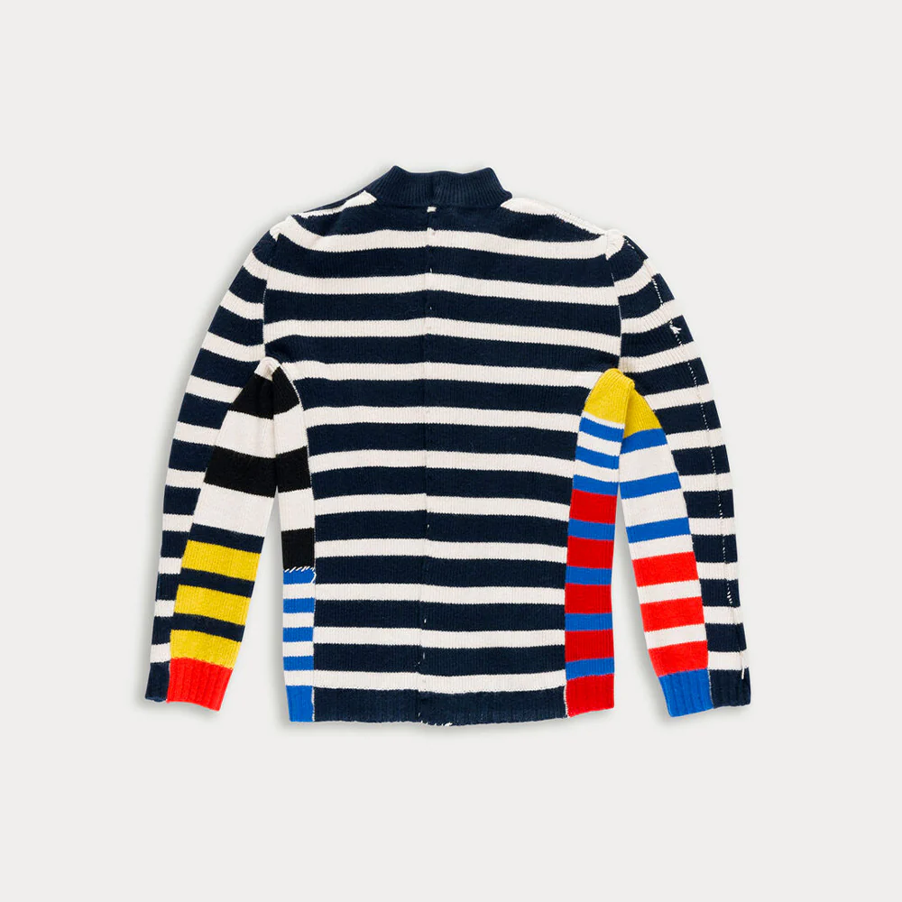 La Fetiche - Pull Mae - Marine et Ecru - Image 4