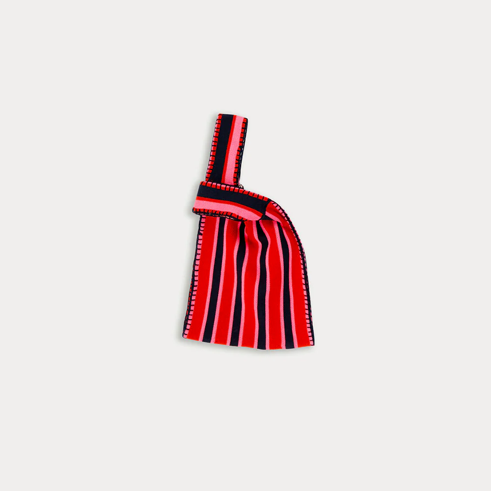La Fetiche - Sac Bee - Rouge Neon Rose et Marine - Image 3