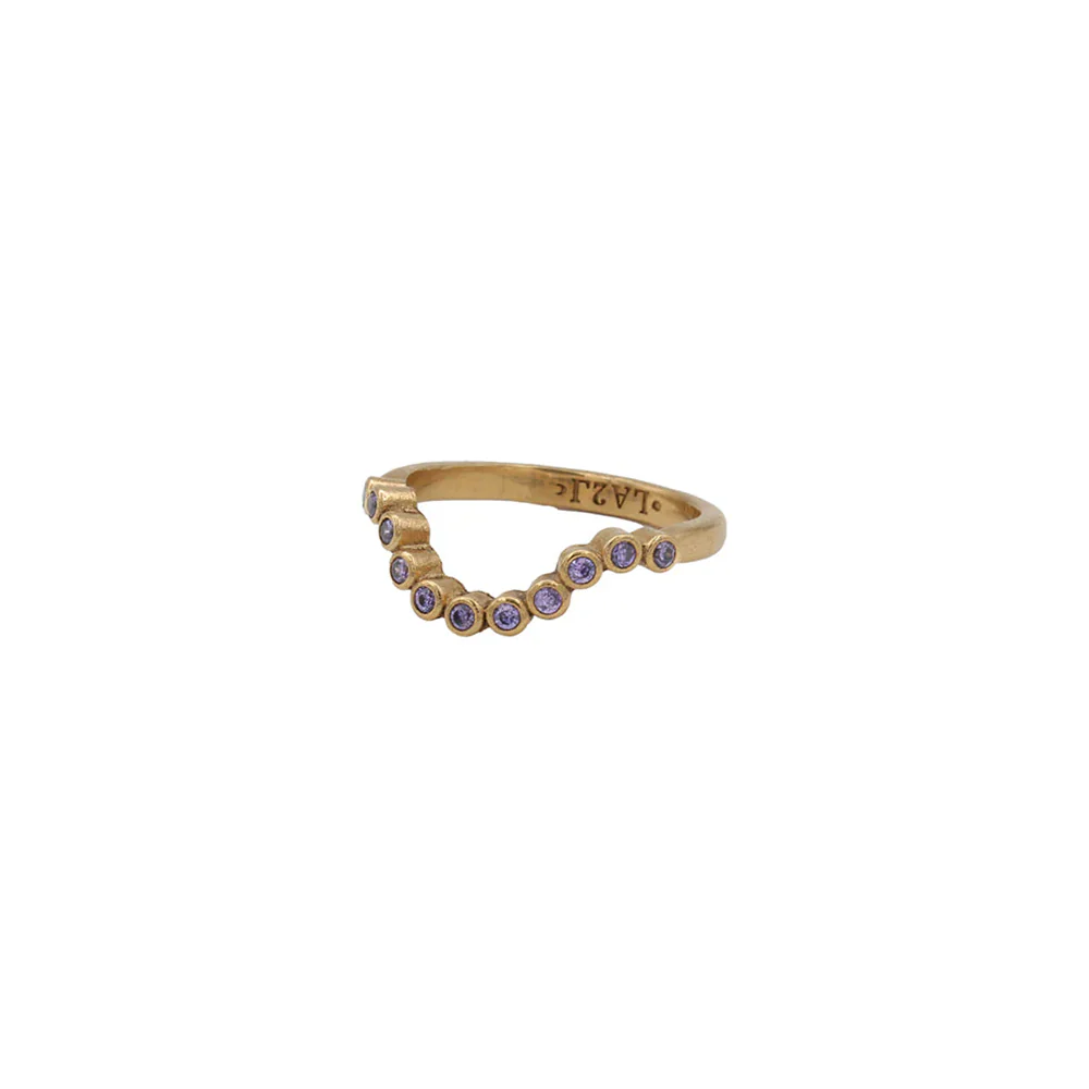 LA2L - Bague Rhoda Strass - Violet