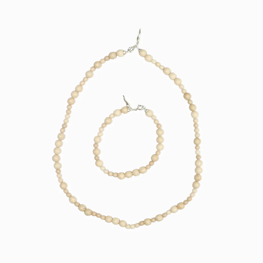Labro - Collier Piccolo Otto - Fossil Blanc - Image 2