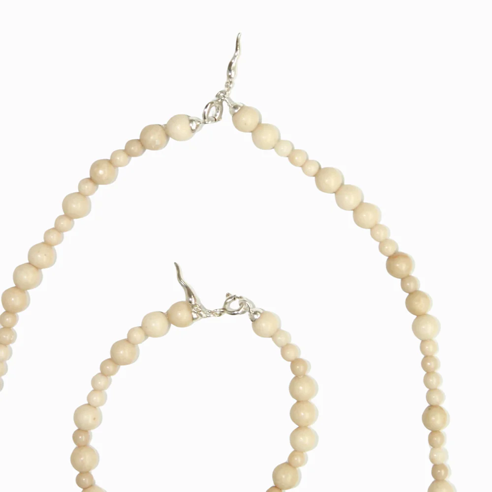 Labro - Collier Piccolo Otto - Fossil Blanc - Image 3
