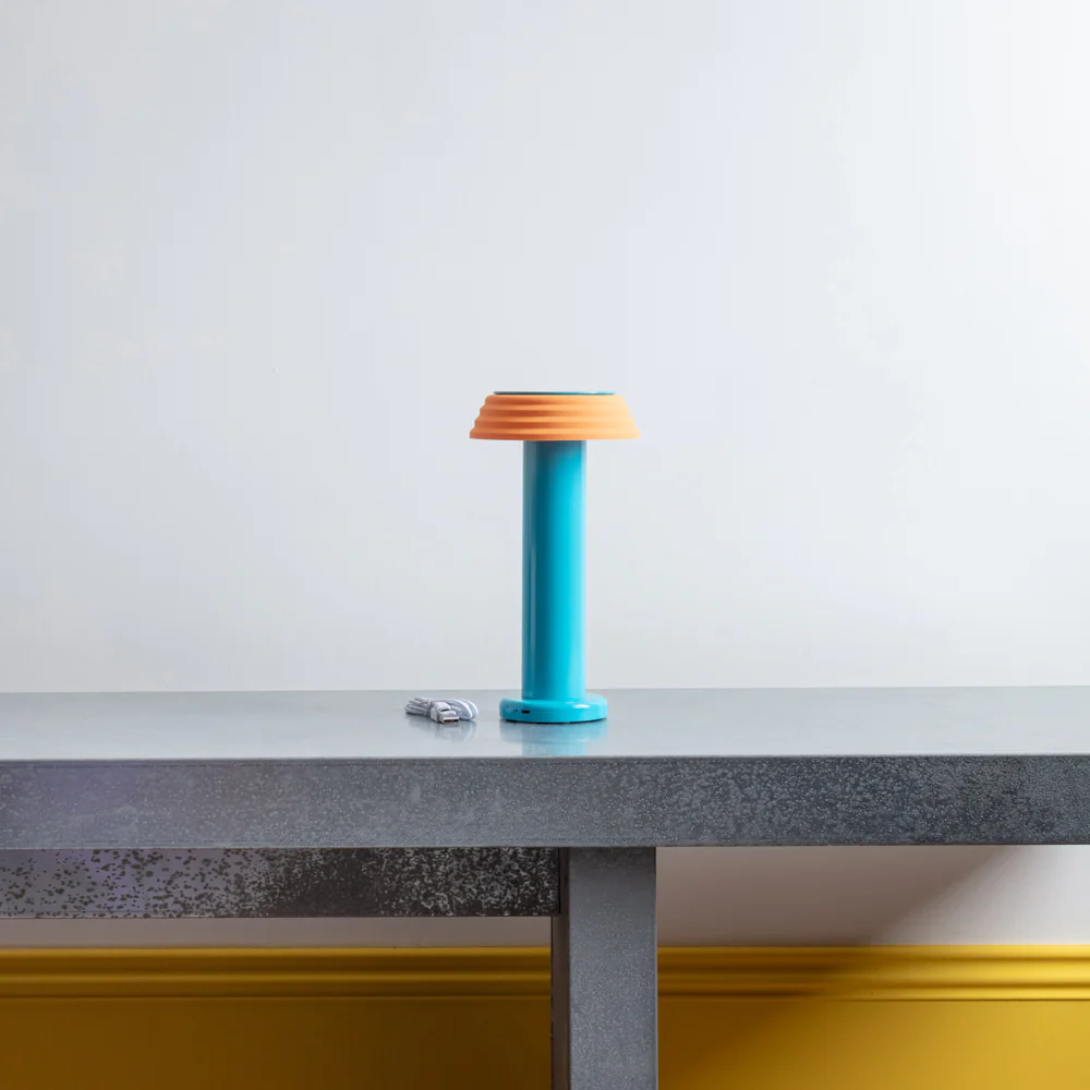 Lampe portable rechargeable - Bleu Orange - Sowden - Image 2