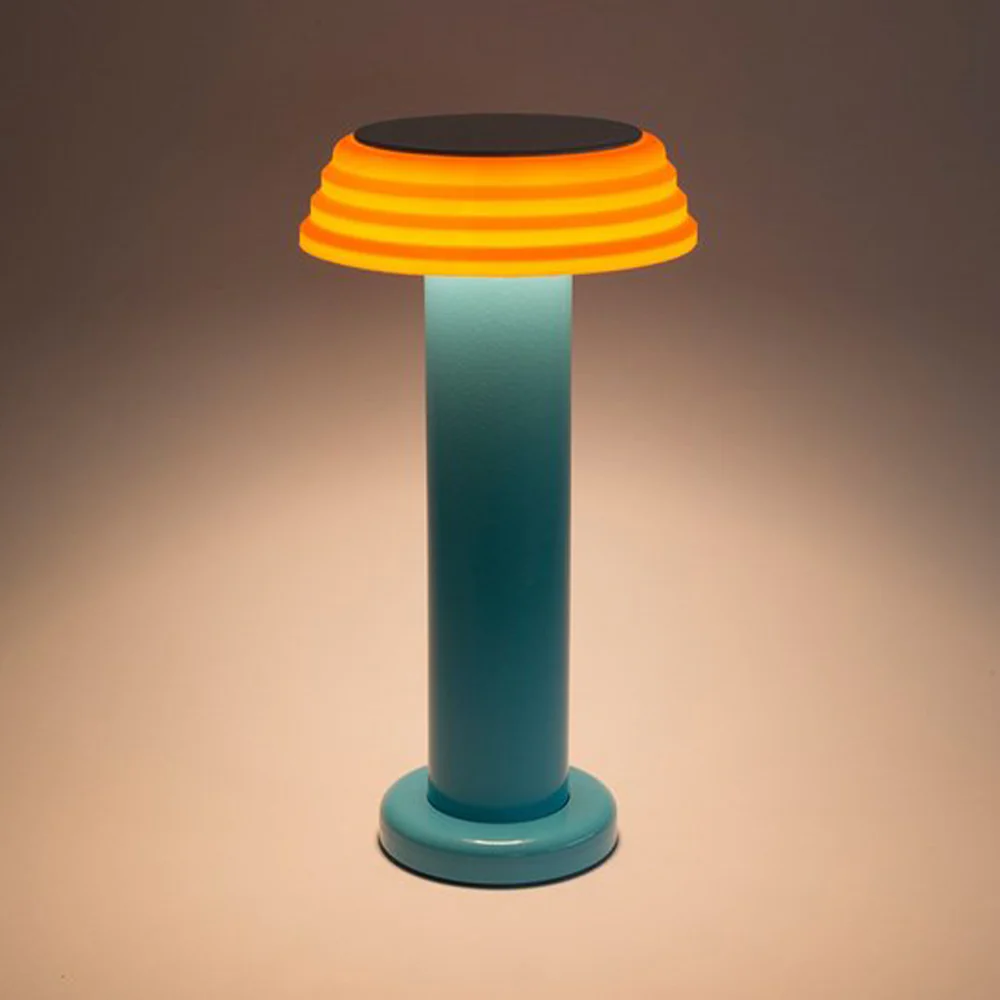 Lampe portable rechargeable - Bleu Orange - Sowden - Image 6