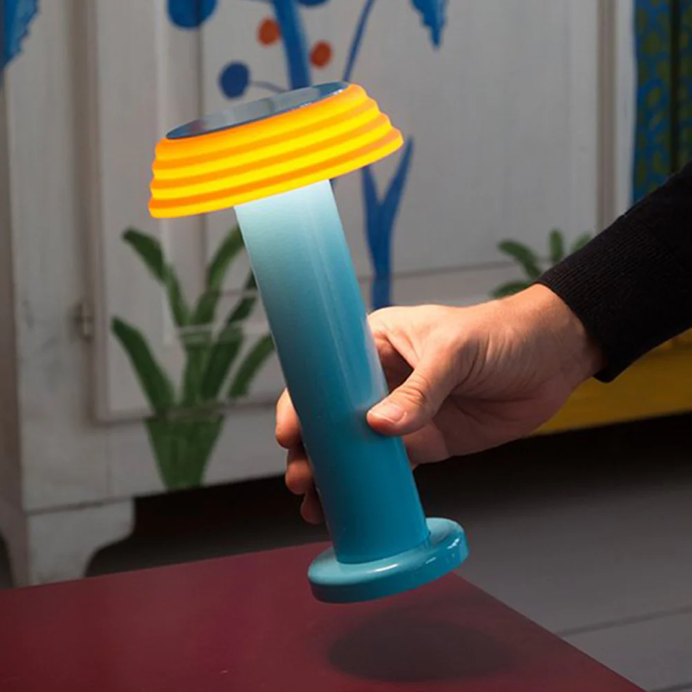 Lampe portable rechargeable - Bleu Orange - Sowden - Image 8