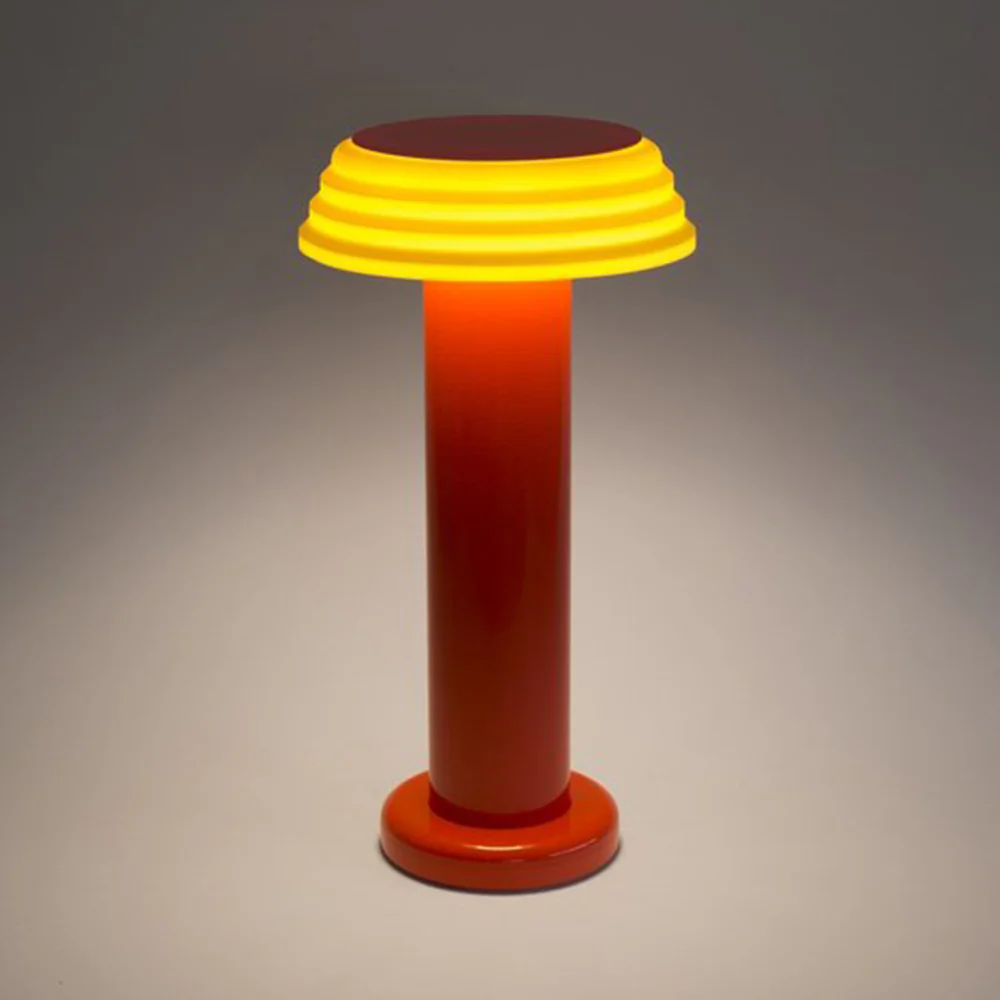 Lampe portable rechargeable - Rouge Jaune - Sowden - Image 11