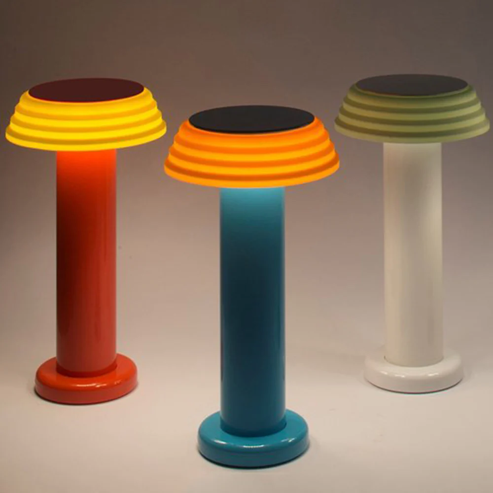 Lampe portable rechargeable - Rouge Jaune - Sowden - Image 13