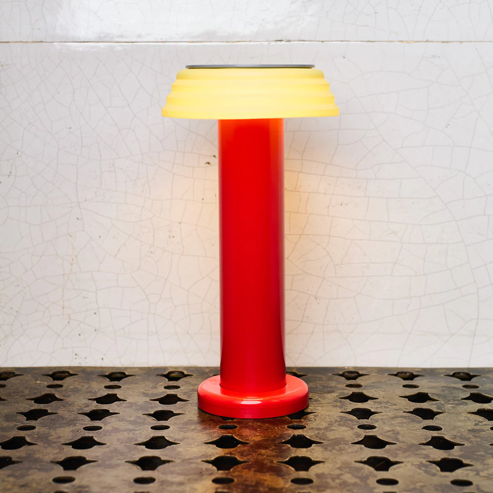 Lampe portable rechargeable - Rouge Jaune - Sowden - Image 3