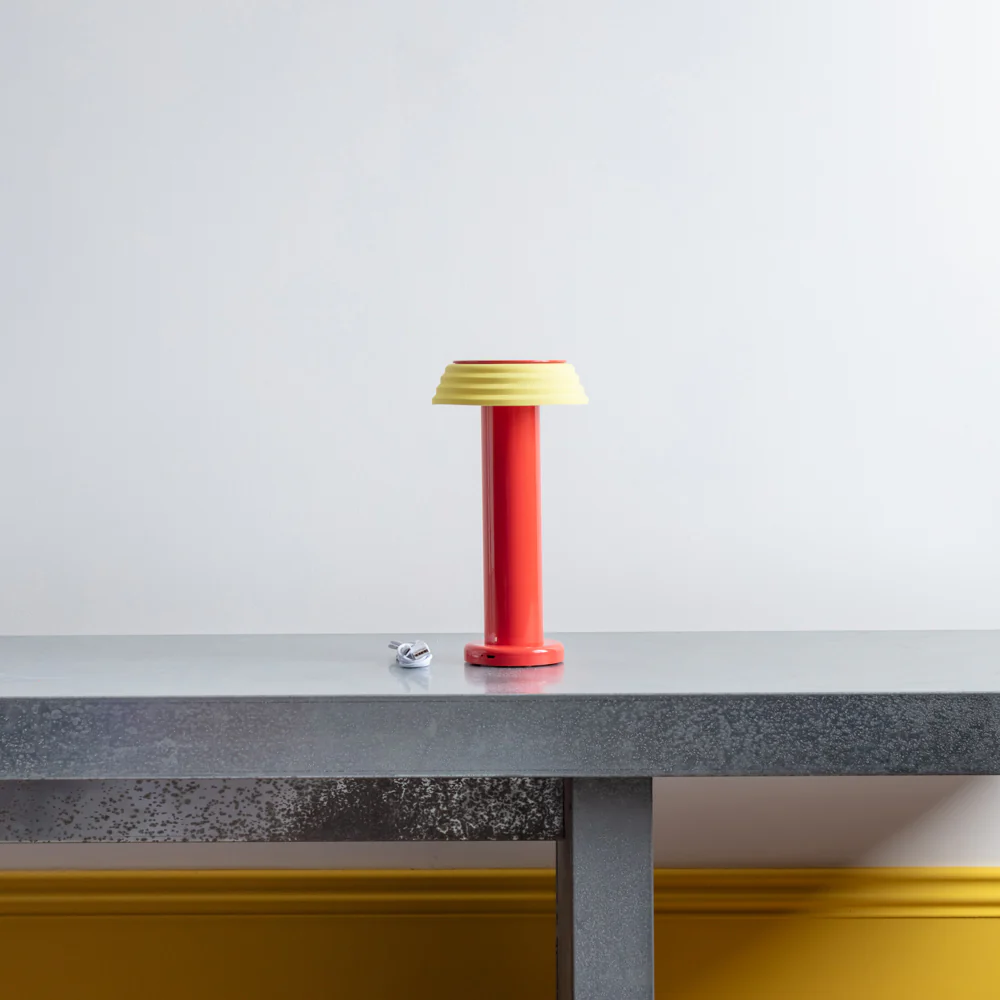Lampe portable rechargeable - Rouge Jaune - Sowden - Image 5