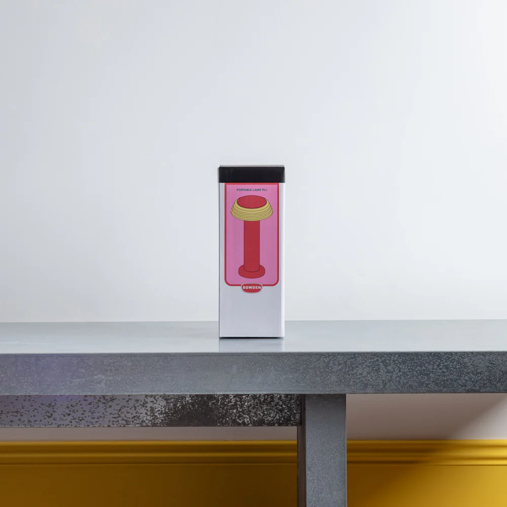 Lampe portable rechargeable - Rouge Jaune - Sowden - Image 7