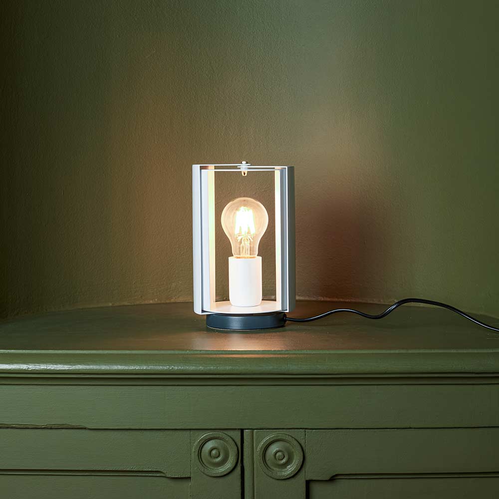 Lampe à poser pivotante - Blanc - Image 5