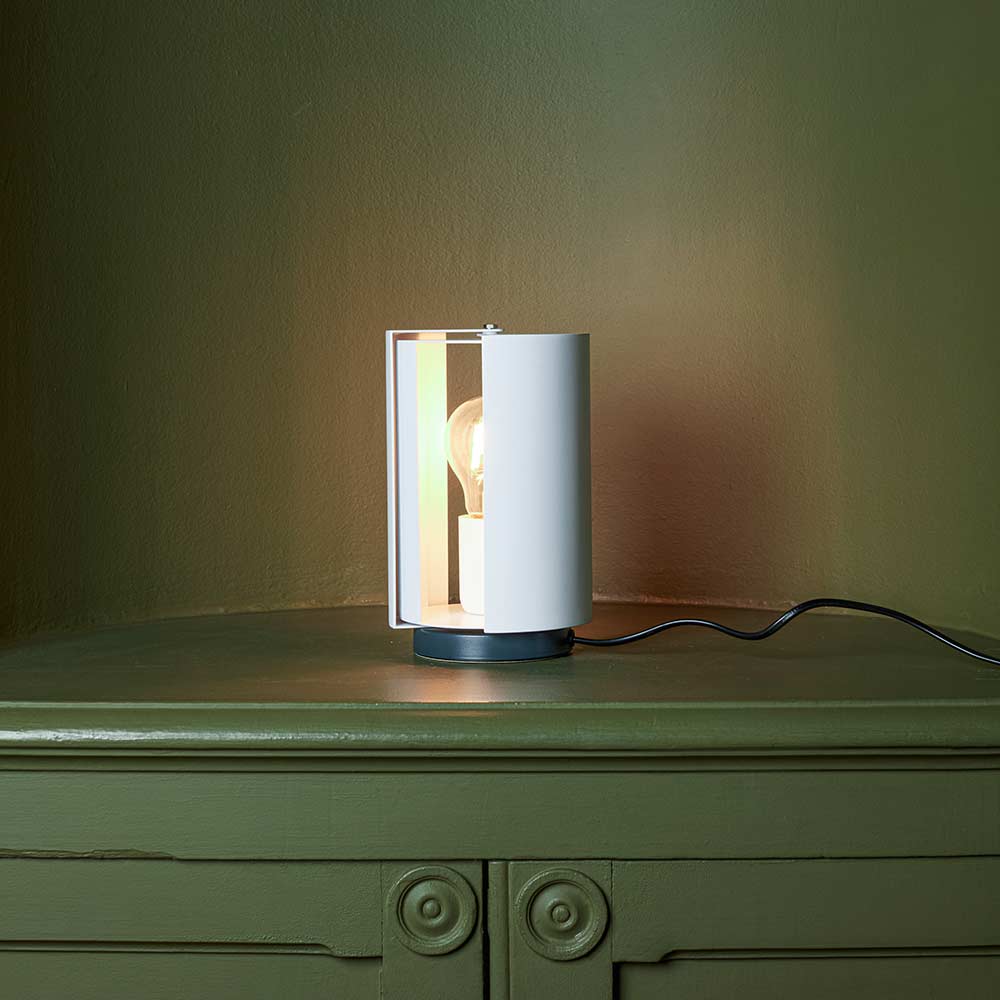 Lampe à poser pivotante - Blanc - Image 6