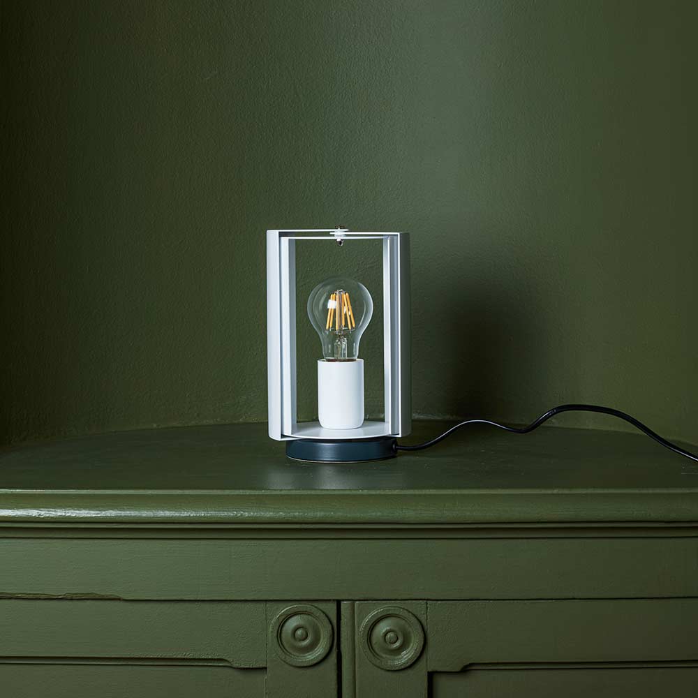 Lampe à poser pivotante - Blanc - Image 7