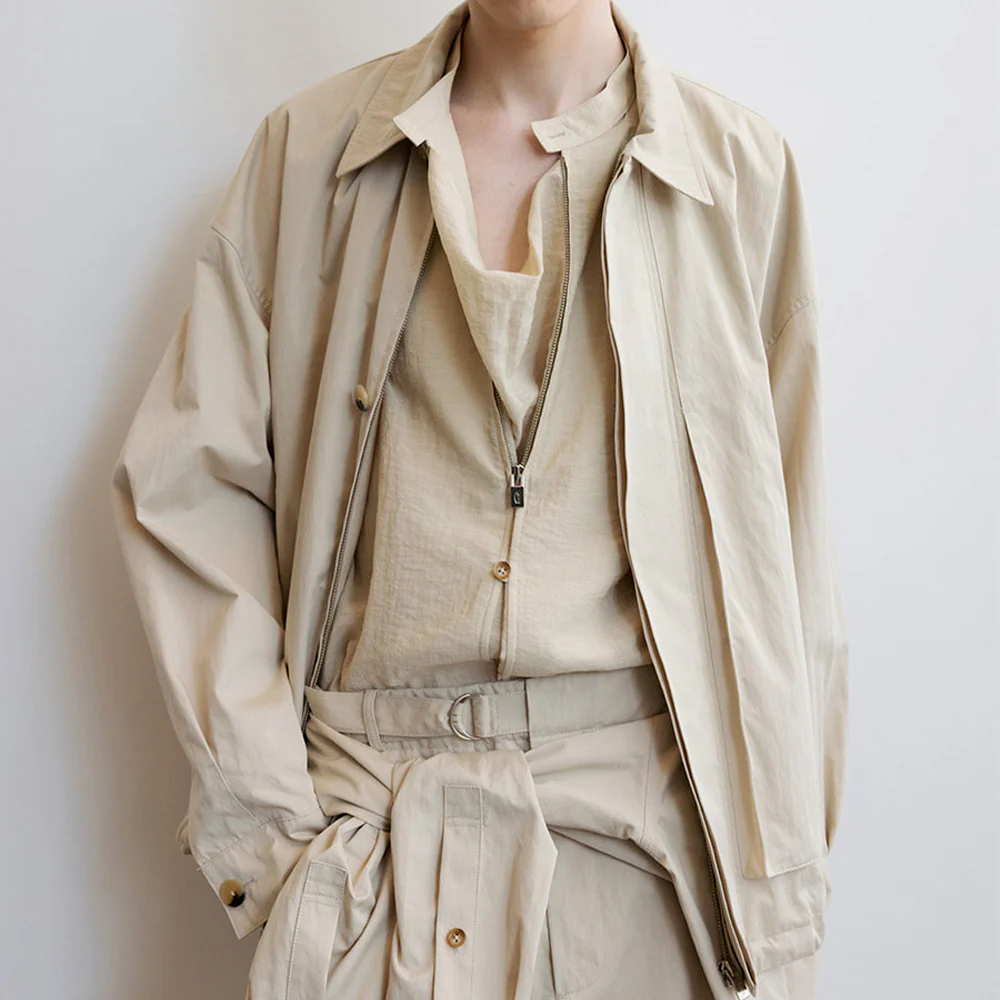 Le 17 septembre - Veste Zip - Beige - Image 3