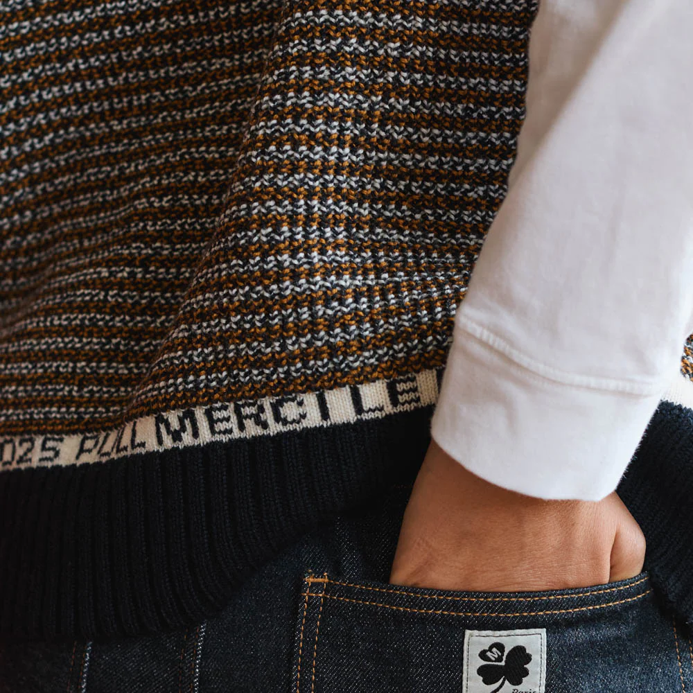 Le Minor x Merci - Pull Malo - Marine - Image 4