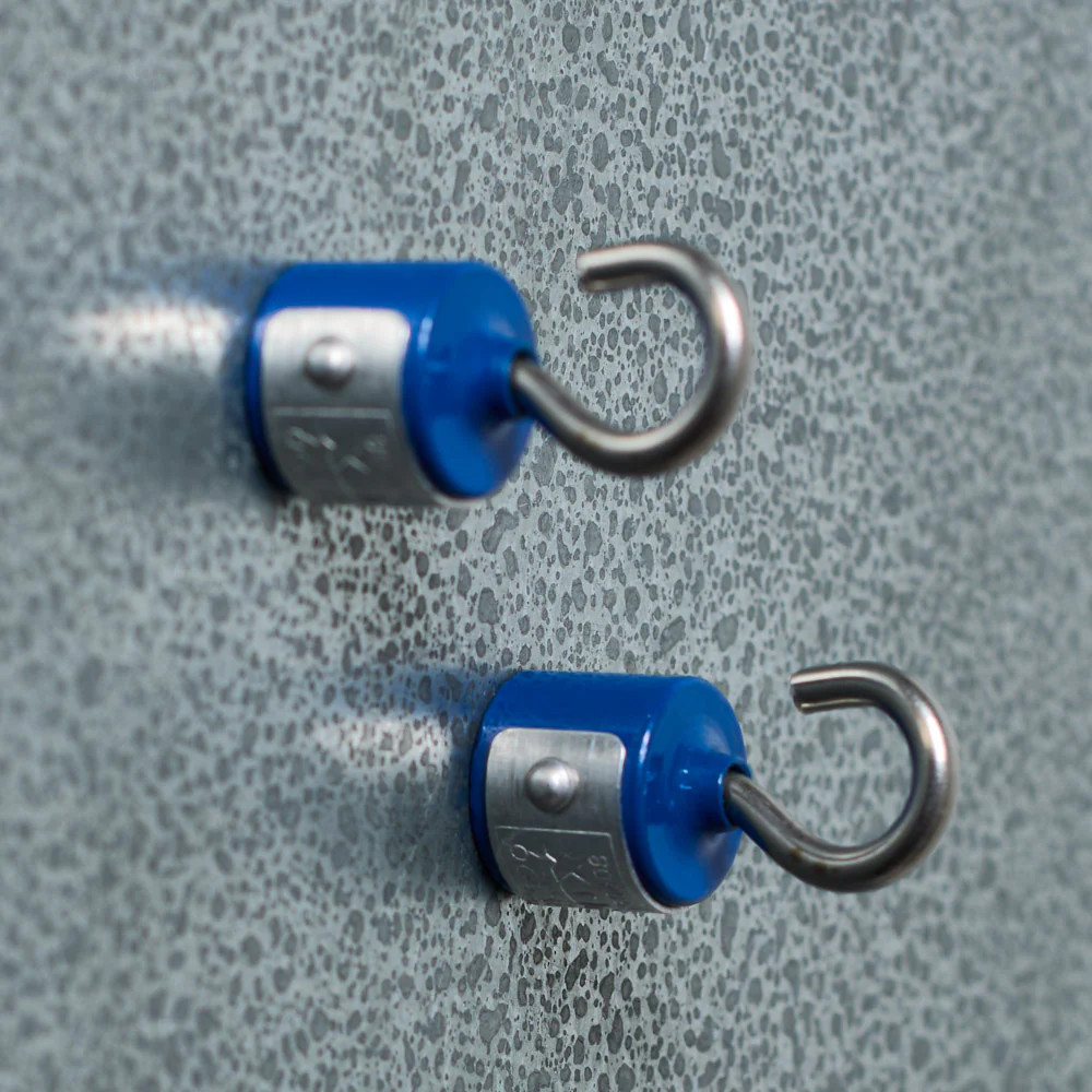 Lot de 2 crochets magnetiques - Bleu - Image 2