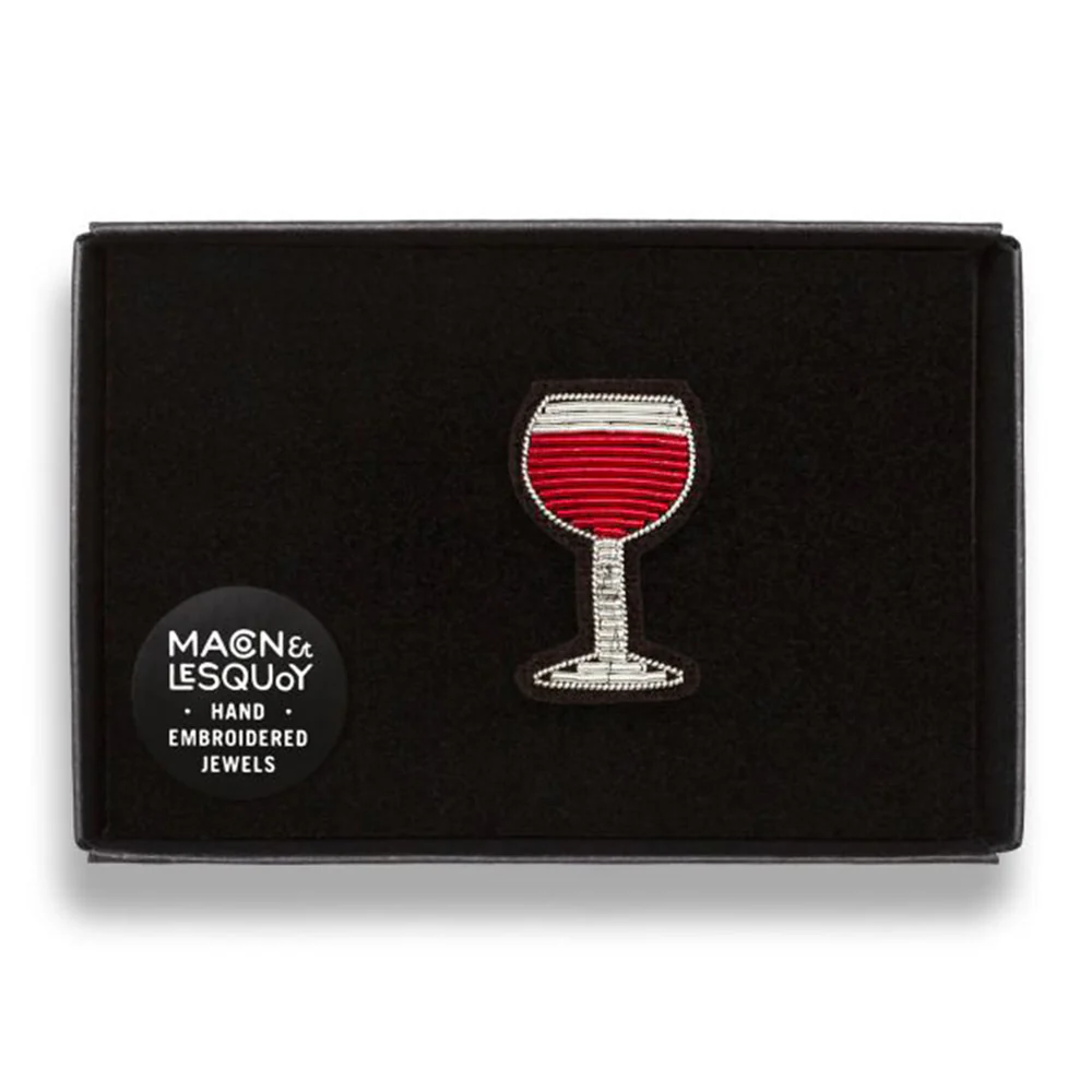 Macon & Lesquoy - Broche - Verre de vin rouge - Image 2