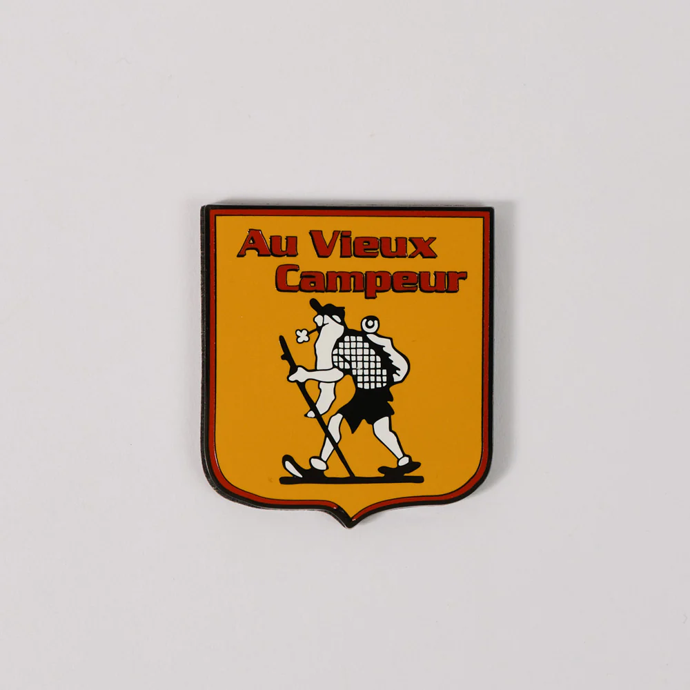 Magnet Au Vieux Campeur - Blason Jaune