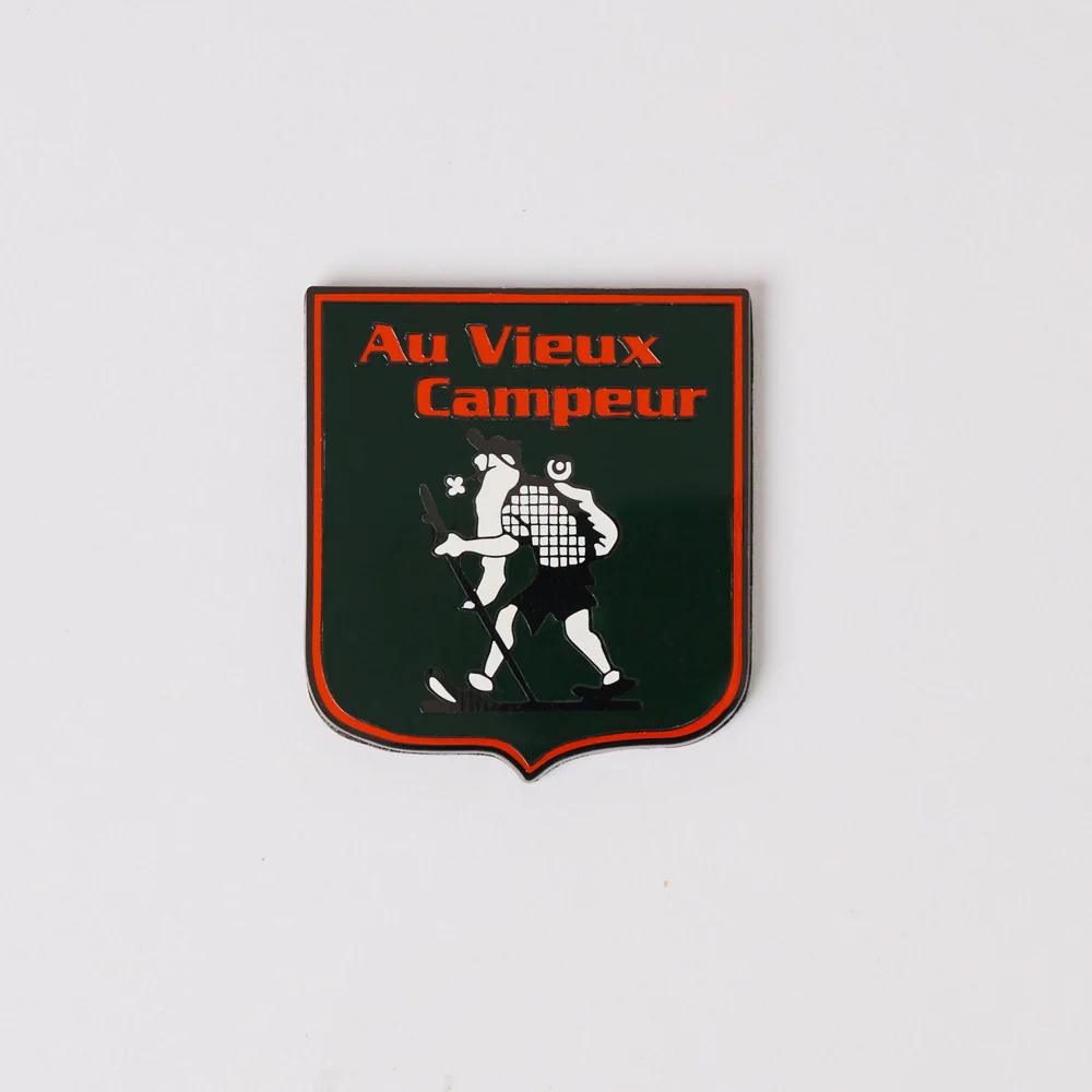 Magnet Au Vieux Campeur - Blason Vert
