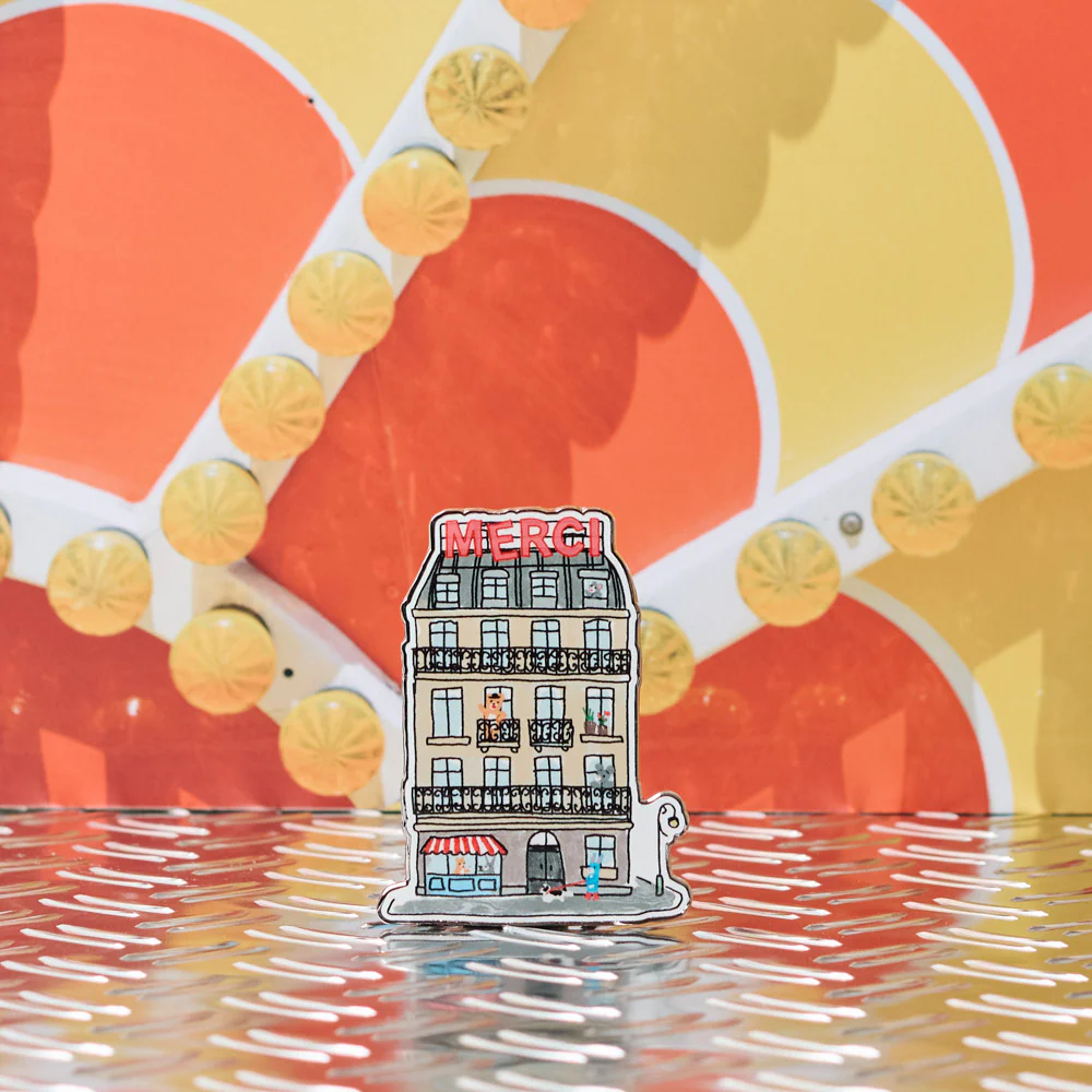 Magnet Immeuble - Merci x Shia McShia