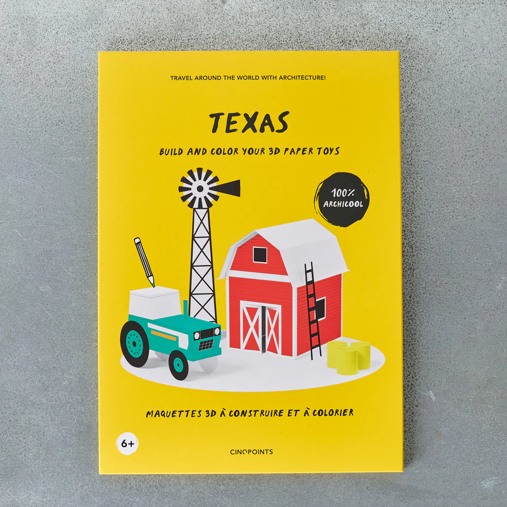 Maquette à colorier - Texas
