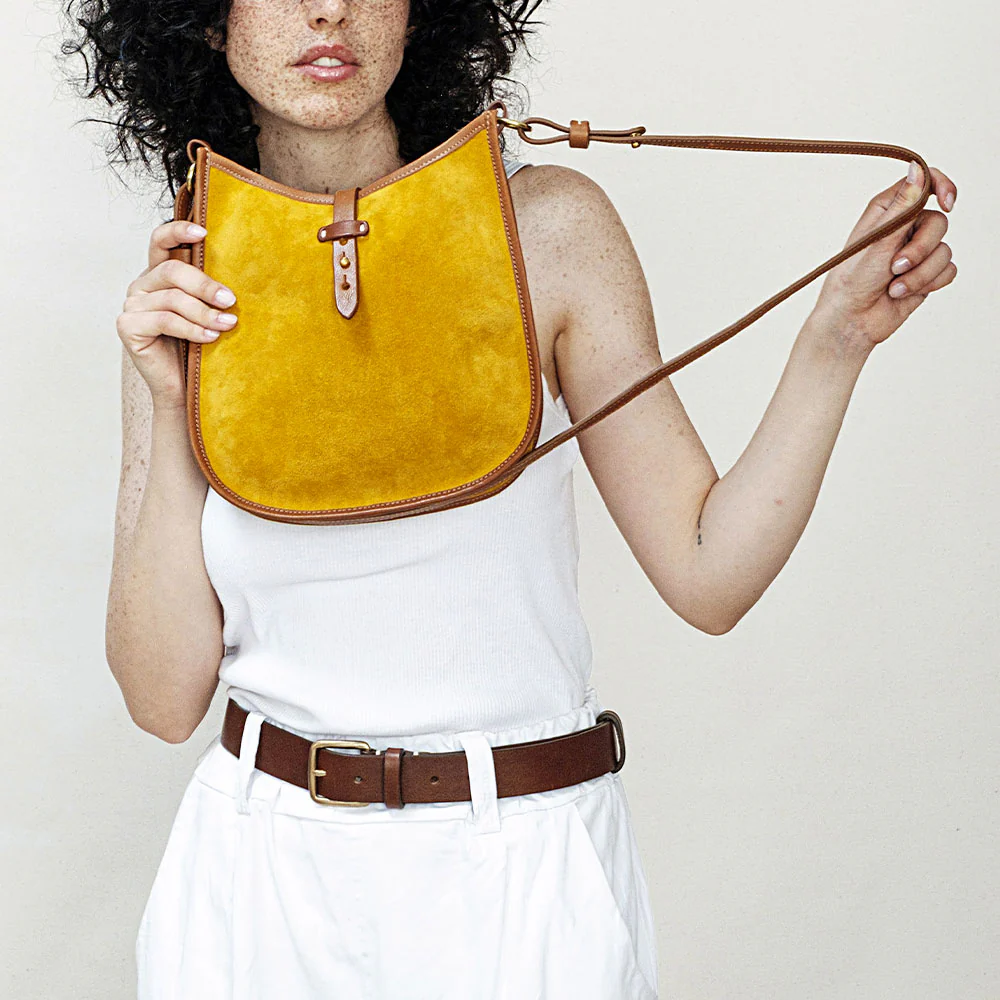 Massimo Palomba - Sac Chloe Suede - Sunflower - Image 3