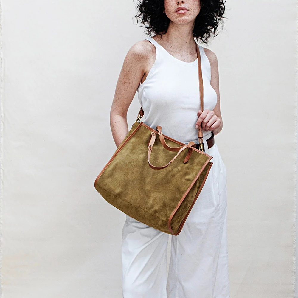 Massimo Palomba - Sac Rose Suede - Caramel