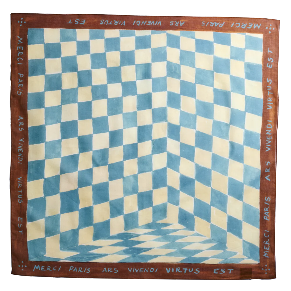 Merci - Bandana Ars Vivendi Virtus Est - Marron - Image 3