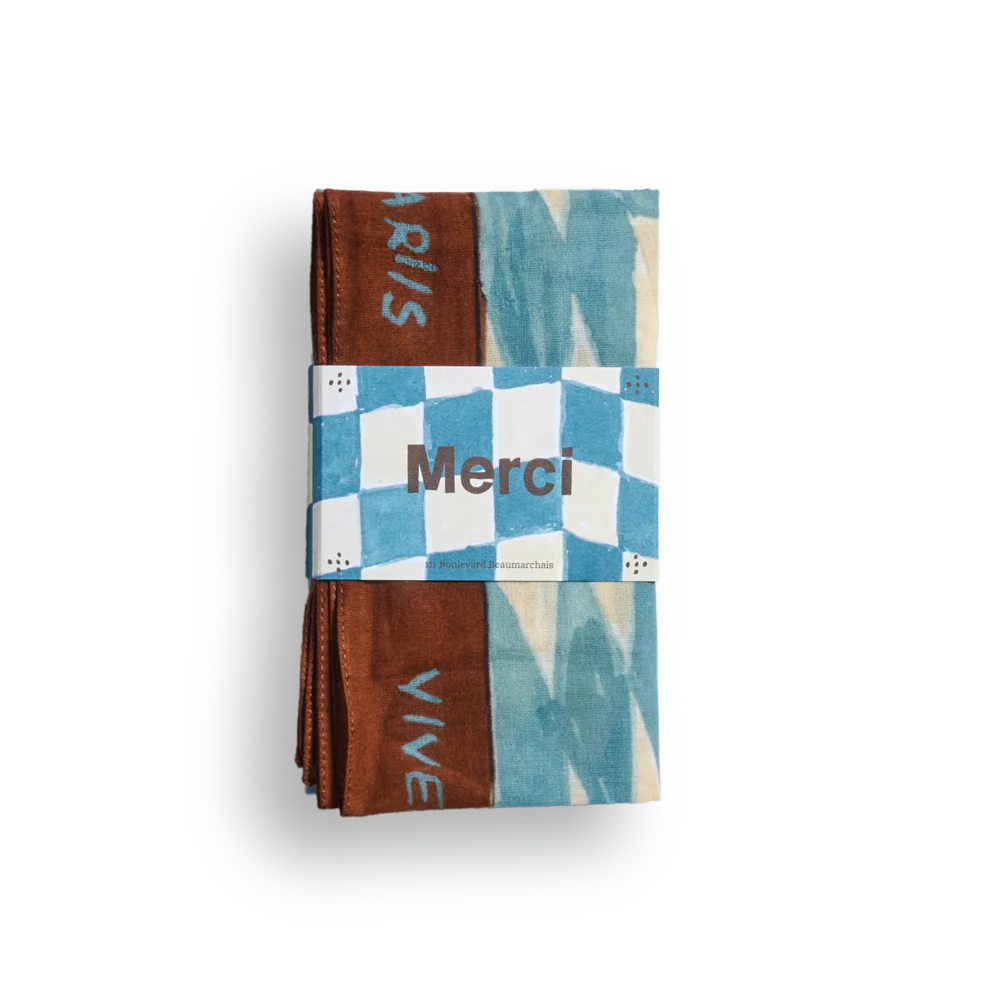 Merci - Bandana Ars Vivendi Virtus Est - Marron - Image 4