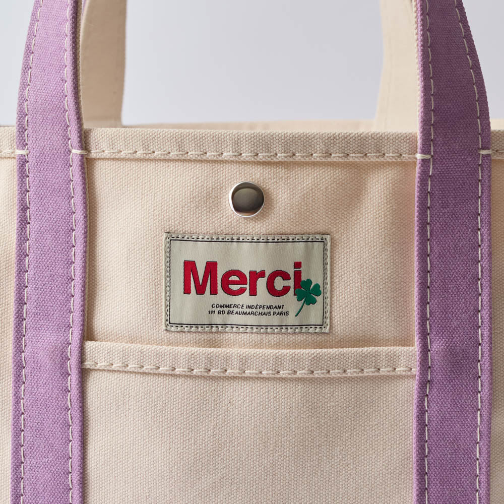 Merci - Cabas Candide - Ecru & Lila & Rouge - Image 8