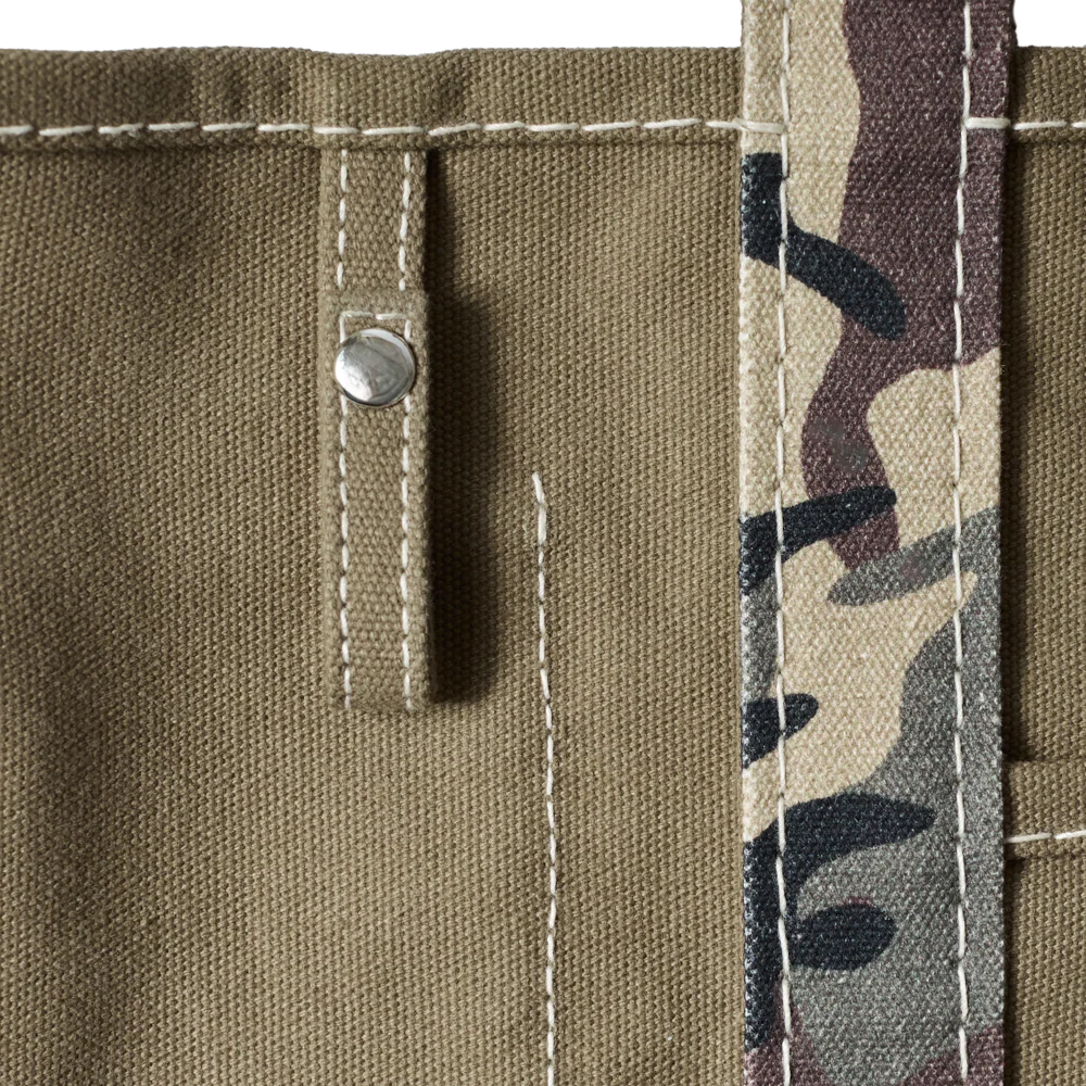Merci - Cabas Candide en canvas - Camo - Image 12