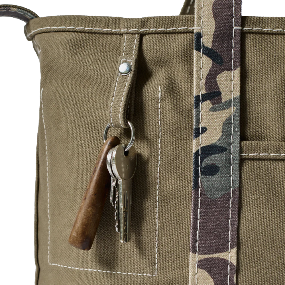 Merci - Cabas Candide en canvas - Camo - Image 9