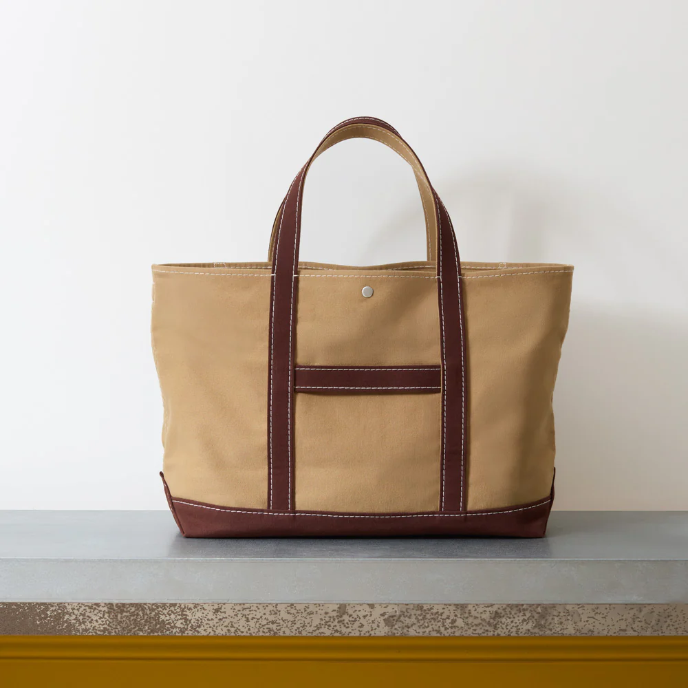 Merci - Cabas Candide en coton XL - Khaki Marron - Image 3