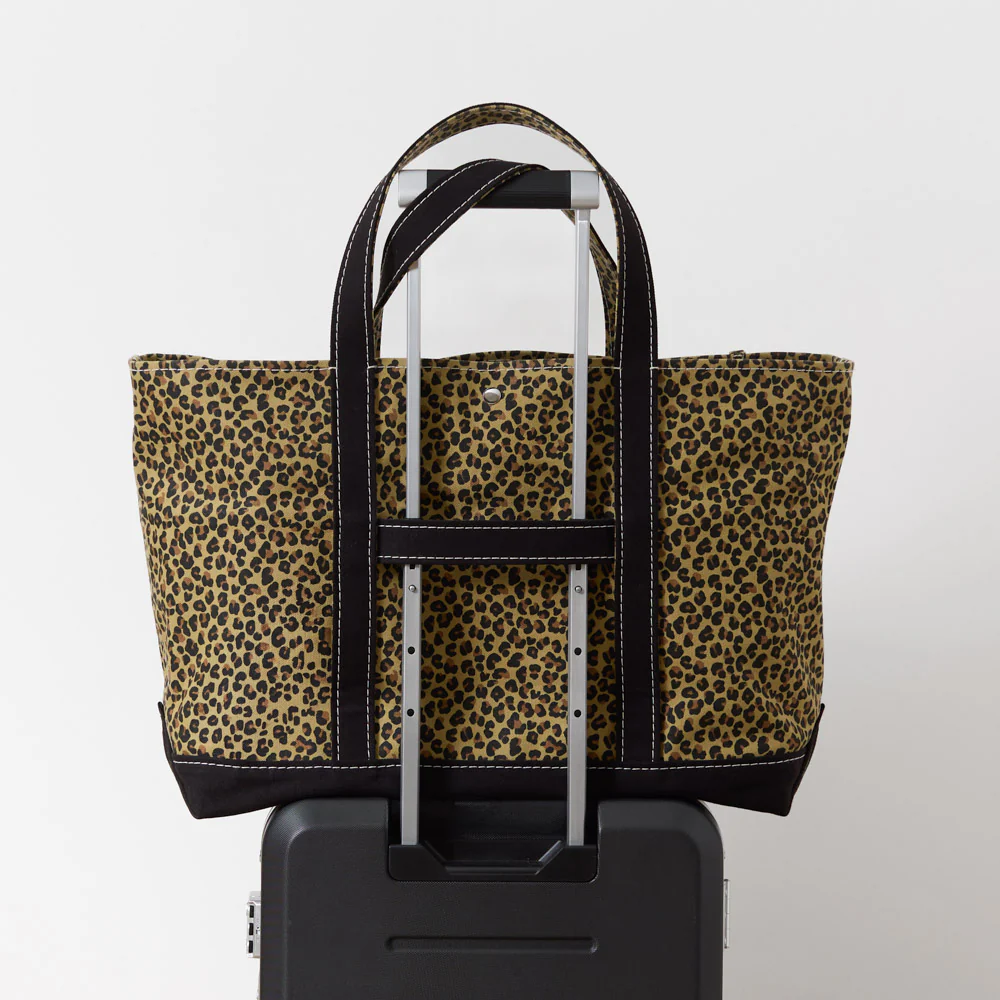 Merci - Cabas Candide en coton XL - Leopard - Image 5