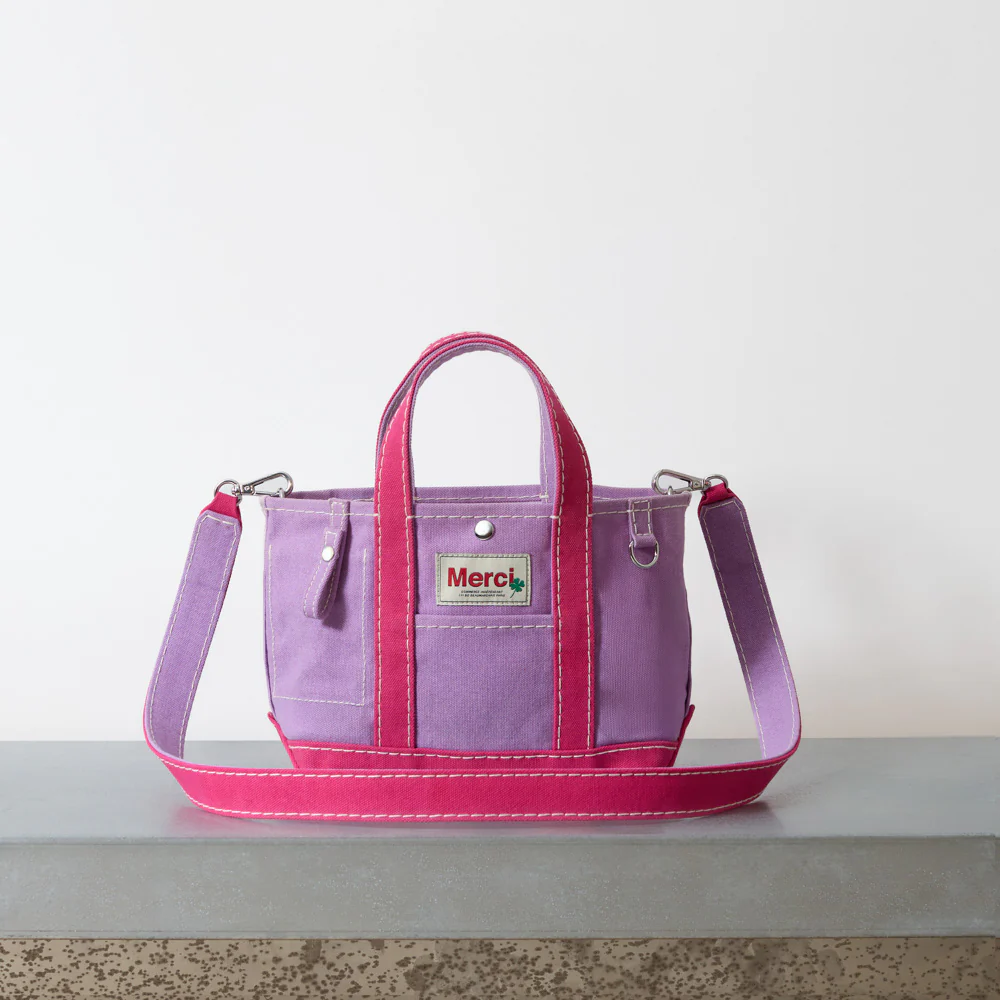 Merci - Cabas Candide - Lila & Fuchsia - Image 5