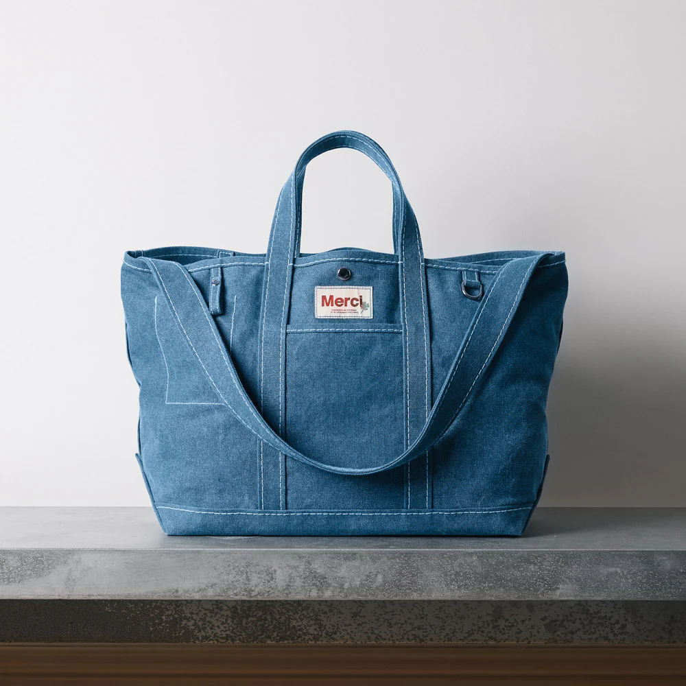 Merci - Cabas Candide Uni - Denim - Image 2