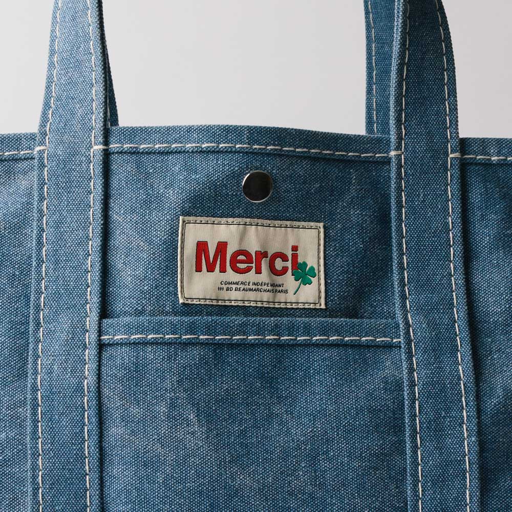 Merci - Cabas Candide Uni - Denim - Image 5