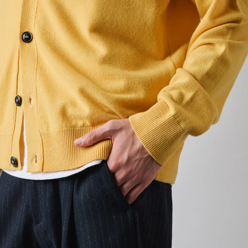 Merci - Cardigan Charlie - Jaune - Image 3