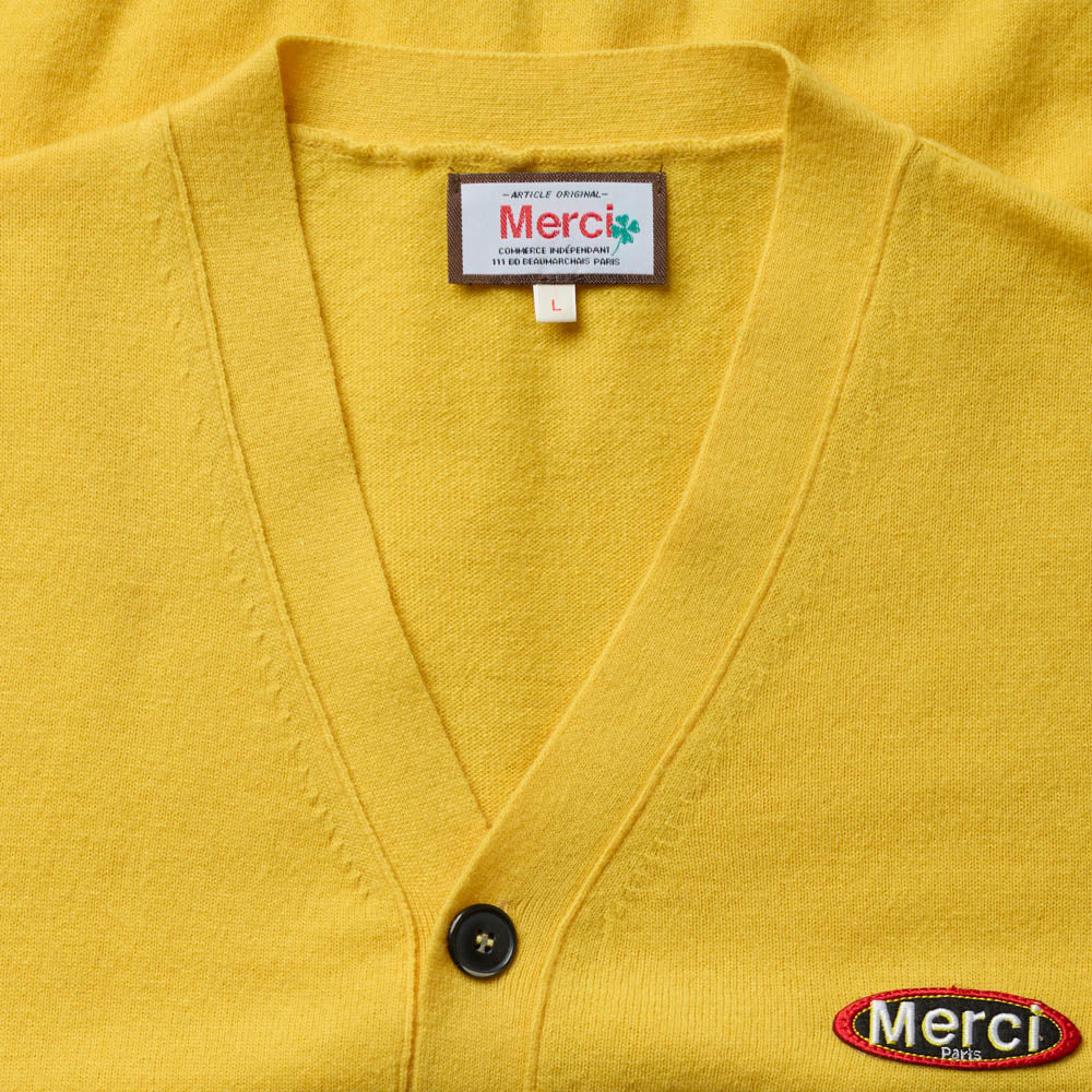 Merci - Cardigan Charlie - Jaune - Image 5