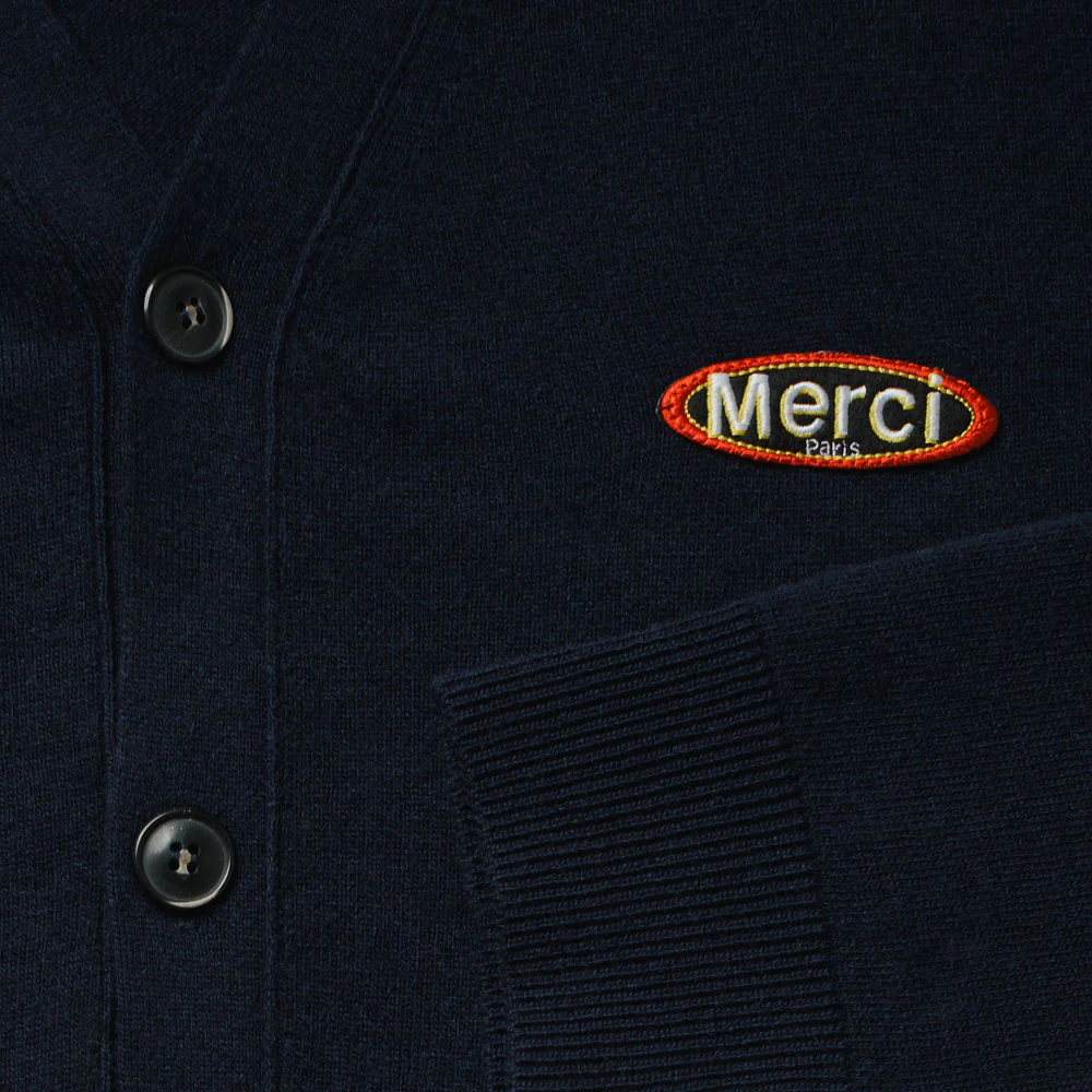 Merci - Cardigan Charlie - Marine - Image 5