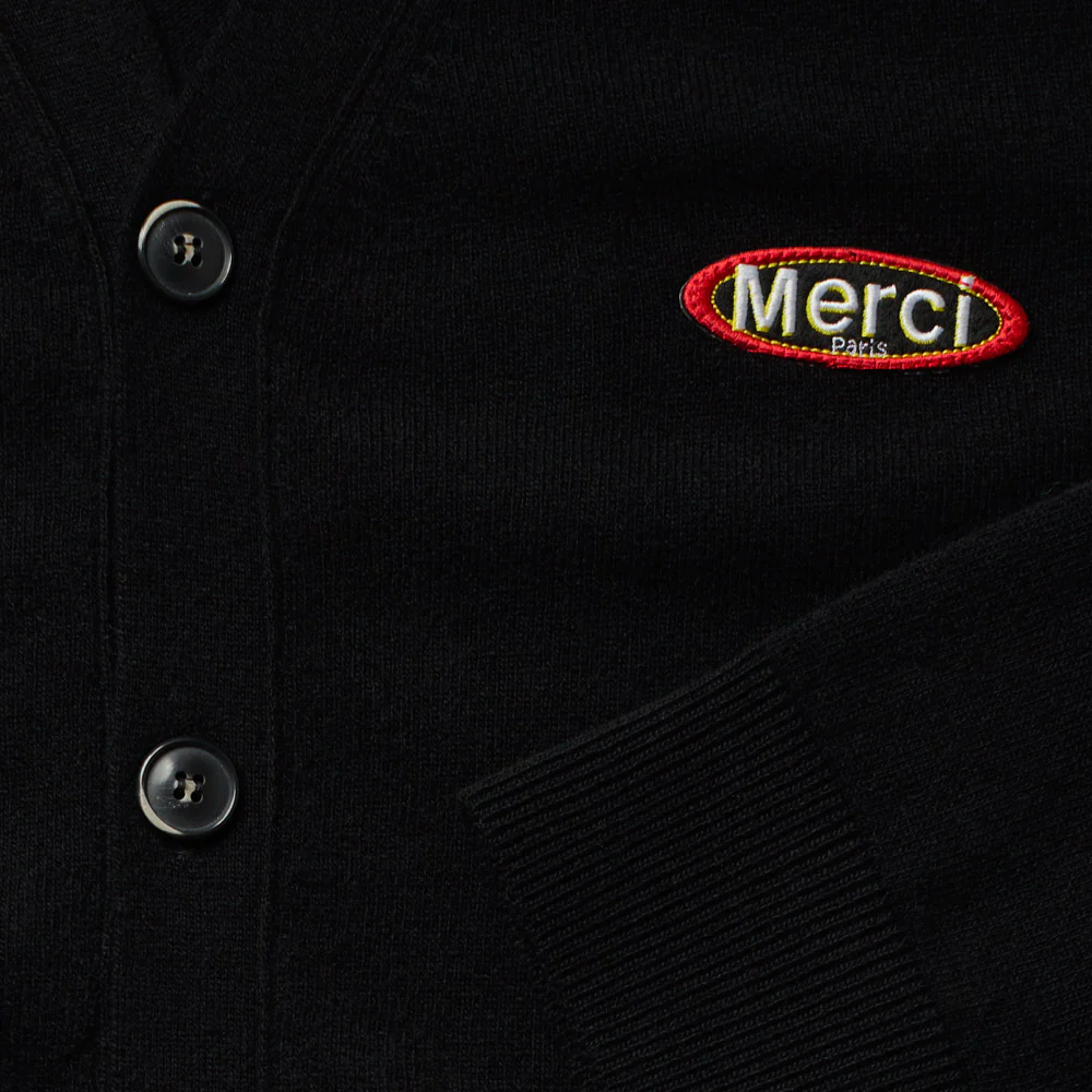 Merci - Cardigan Charlie - Noir - Image 5