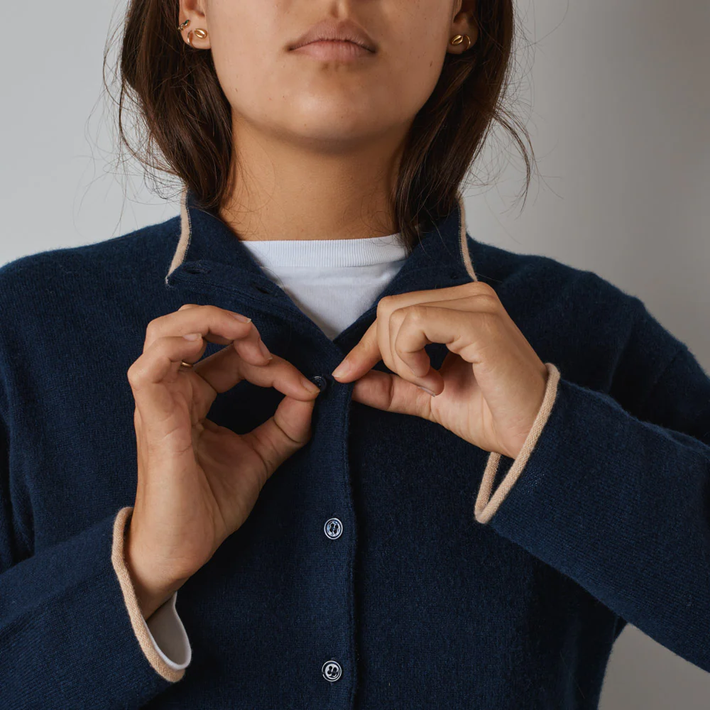 Merci - Gilet Iris - Bleu - Image 3