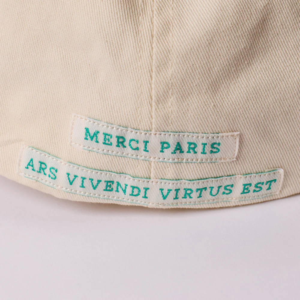 Merci - Casquette MP - Ecru & Marine - Image 5