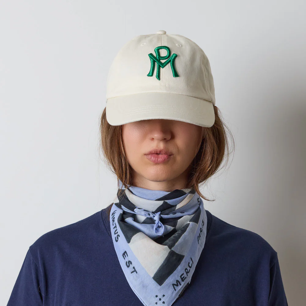 Merci - Casquette MP - Ecru & Vert