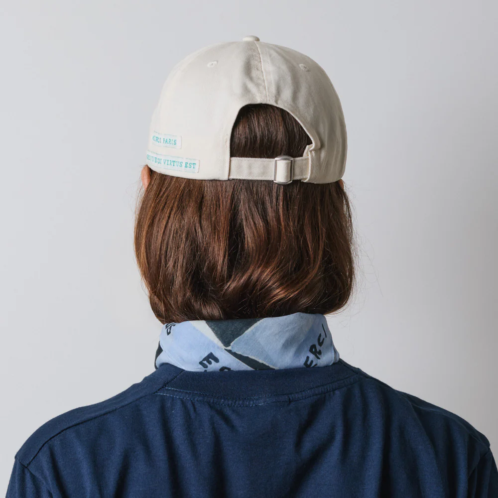 Merci - Casquette MP - Ecru & Vert - Image 3